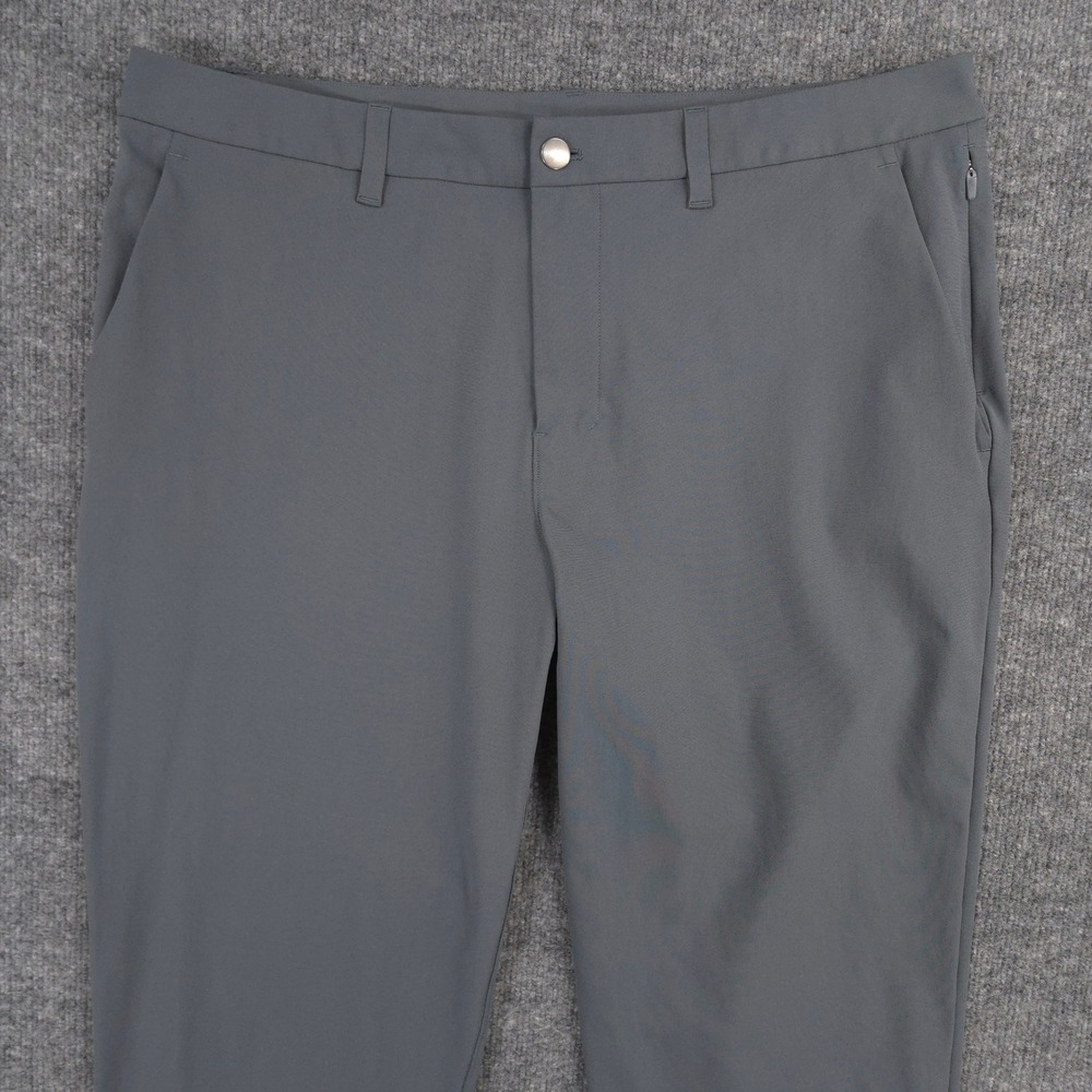 Lululemon ABC Pants Mens 36X30 Gray Classic Fit Warpstreme Performance Tapered - Picture 2 of 9